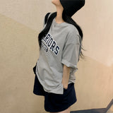 レタリングボクシーTシャツ