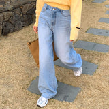 アクアデニムワイドパンツ