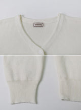 【SHOPPERMADE】ケーキVネックニットカーディガン(5color)