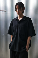N-BT POCKET 1/2 COLLAR-TEE (Black)
