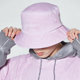 Washed Bucket Hat (HAND MADE) - PINK (6674970542198)