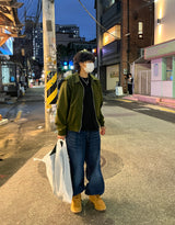 ウォッシングポイントワイドデニムパンツ / Washing point wide denim pants