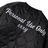 リバーシブルフリースジャンパー/REVERSIBLE FLEECE JUMPER-BLACK