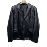 (UNISEX)ライニングレザーブレザー