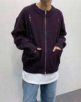 OAリオダメージツーウェイカーディガン/OA Rio Damage Two Way Cardigan (4 colors)