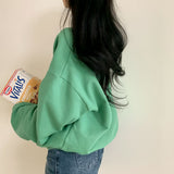 [BELLIDE MADE] point embroidery sweat