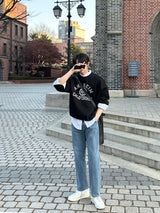 レギュラーデニムパンツ / [Premium] Regular Denim Pants (blue)