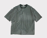 ASCLOシングルボーダー半袖Tシャツ(9color)
