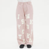 ロゴプリンティングワイドパンツ / Logo printing wide pants