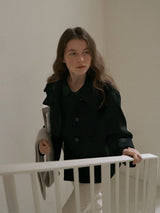 Soft wool half coat (6635891818614)