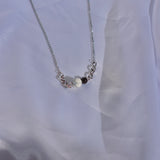 Black Marble Gemstone Necklace