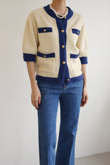 スパンロングブーツカットデニムパンツ / SAND BLUE JEANS / SPAN LONG BOOTSCUT DENIM PANTS
