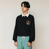 GHCラグビーシャツ/GHC RUGBY SHIRT_BLACK