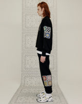 GRANNY SQUARE SWEATSHIRT BLACK (6691428434038)