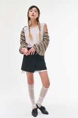 リボンレースアップローファー / ribbon lace-up loafers