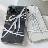 ピンクルーズリボンiPhoneケース