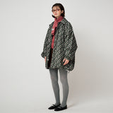 RIBBON PADDED JUMPER, FLORAL BLACK