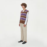CASHLIKE BLENDED KNIT VEST_PURPLE (6610824691830)