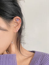 ルシードパープルバタフライピアスセット/[4 set] Lucid Purple Butterfly Piercing Set