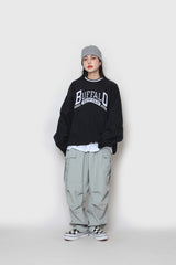 ワイドナイロンカーゴパンツ / wide nylon cargo pants
