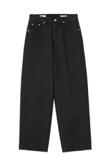 Amber Semi-Wide Coated Denim Pants (3 colors)