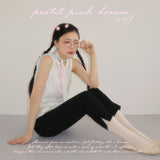 pastel pink scarf