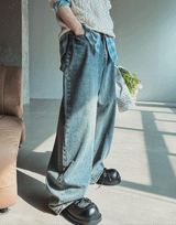ダストワイドデニムパンツ