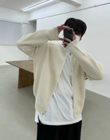アンブラーラウンドジップアップニット / AMBLER ROUND ZIPUP KNIT