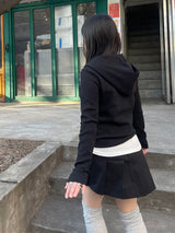 チャンキーダメージボタンスカートパンツ / Chunky Damage Button Skirt Pants