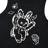ウィティーバニープラネットエクスプローラーベスト／WITTY BUNNY PLANET EXPLORER VEST [BLACK]