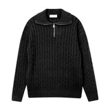 LMN Liton Cable Semi-Ziped Knit (7 colors)