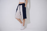 カラーハーフジップアップクロップタンクトップ/TOP(9354) Collar Half Zip Up Crop Nash