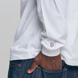 'Mantra' Long Sleeve Shirt White