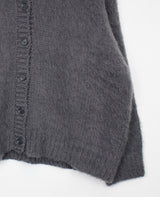 アルパカウールボクシーカーディガン / Alpaca wool boxy cardigan (4color)