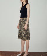 ロゴノースリーブトップ / LOGO SLEEVELESS TOP (BLACK)