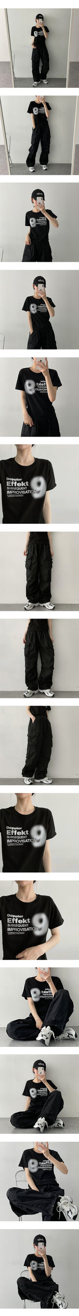 ヒップストリングワイドカーゴパンツ / Hip String Wide Cargo Pants