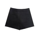 Classic mini pocket high-waist shorts (2 Color)