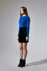 Faux Leather Mini Skirt