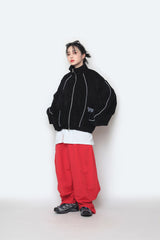ナイロンヘムスナップパンツ