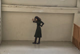ドレーパリードレス/DRAPERY DRESS_DEEP GREEN