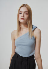 UNBALANCED WRINKLE TOP_SKY BLUE (6682295304310)