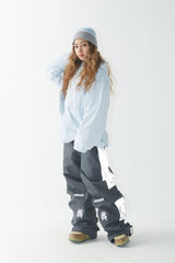 ワイドフーディージャケット/BSR2223FWJK048 WIDE HOODED JACKET SKY