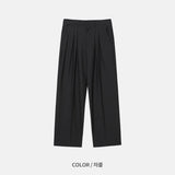 ロアサマーツータックワイドスラックス / Roa Summer Two-Tuck Wide Slacks (4 colors)