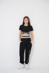 ペアXクロップTシャツ/TOP(9259) Pair X Crop Tee