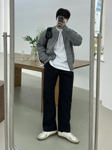 アンブラーラウンドジップアップニット / AMBLER ROUND ZIPUP KNIT