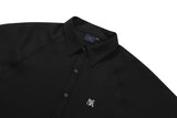 ラグランスリットシャツ / RAGLAN SLIT SHIRT_BLACK