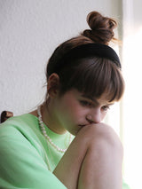 Black Velvet Headband (6611533365366)