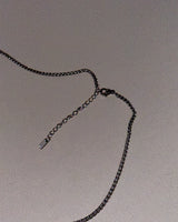 chrome surgical long-necklace