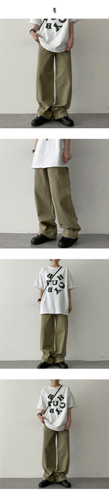 マチコットンワイドパンツ / Machi Cotton Wide Pants