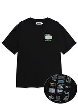 UNI YOUTHHOSTEL GRAPHIC T-SHIRT [BLACK]